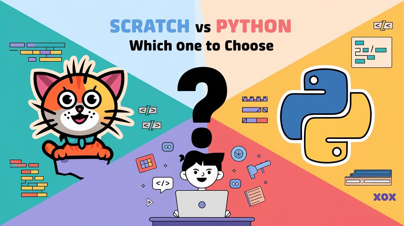 Scratch vs Python for Kids: Which One to Choose?