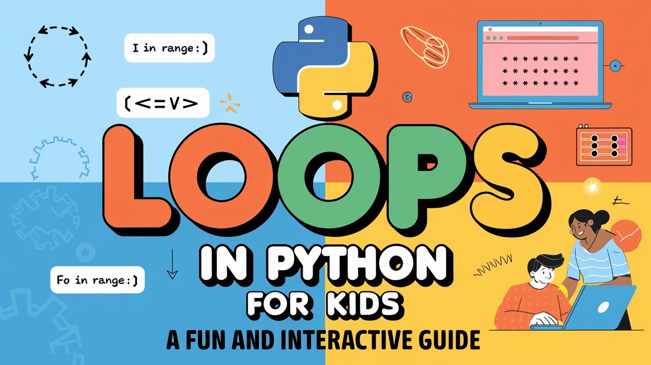 Loops in Python for Kids: A Fun and Interactive Guide!